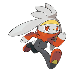 Raboot, a fire-type Pokemon
