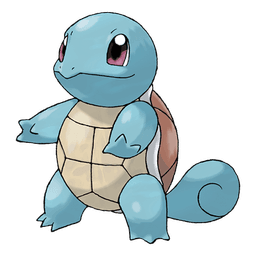 Dynamax Squirtle, a water-type Pokemon